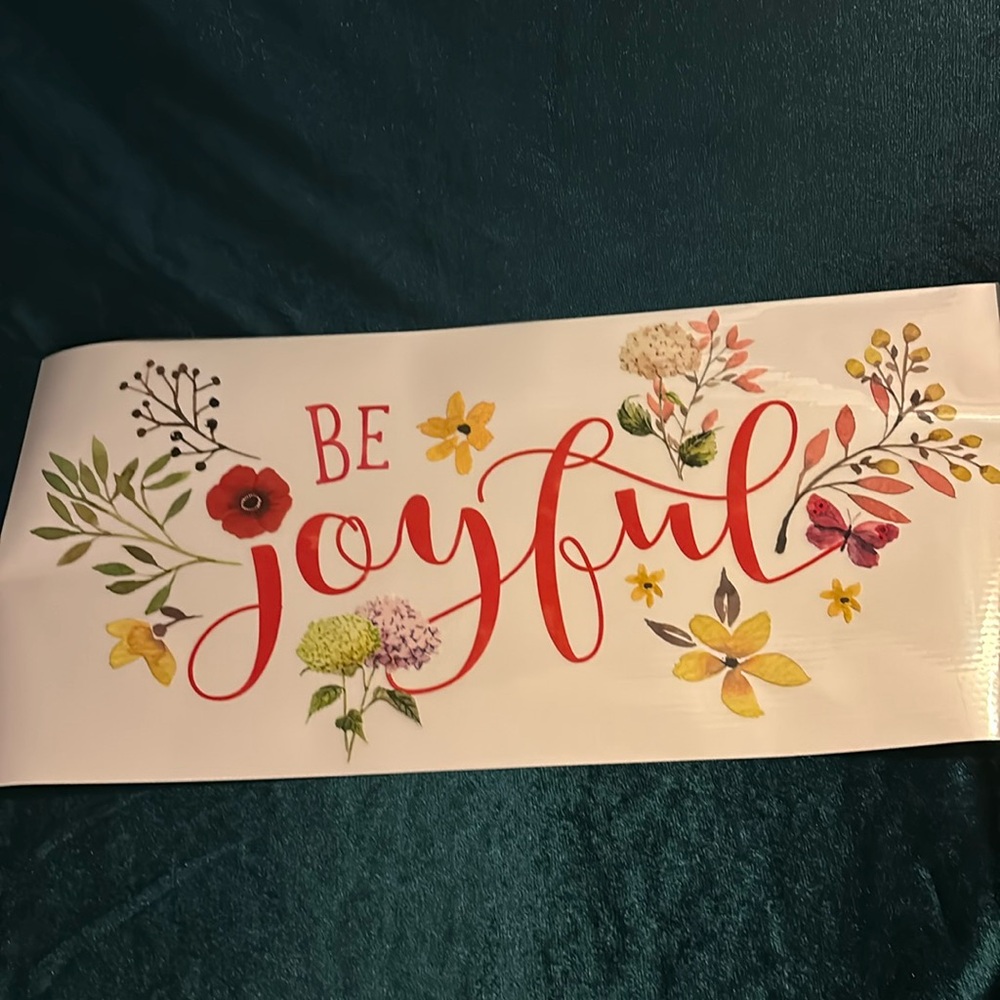 Tri Vink Be Joyful Wall Decor NEW